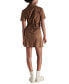 ფოტო #2 პროდუქტის Women's Jolene Faux-Suede Shirtdress