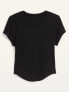 UltraLite Cropped Rib-Knit T-Shirt