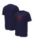 Фото #1 товара Men's Navy USWNT Crest T-shirt