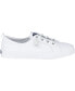 ფოტო #2 პროდუქტის Women's Crest Vibe Leather Sneakers, Created for Macy's