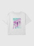 Kids Descendants Group Sketch Graphic Boxy Crop Tee