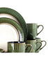 Фото #7 товара Grand Jade Luxurious Dinnerware with Complete Set of 16 Pieces