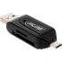 Фото #1 товара InLine OTG Dual Card Reader for SD and microSD for Android und PC