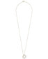 ფოტო #4 პროდუქტის Diamond Double Circle Pendant Necklace (1/6 ct. t.w.) in in 10k Gold, Created for Macy's