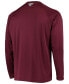 Фото #4 товара Men's PFG Maroon Virginia Tech Hokies Terminal Tackle Omni-Shade Long Sleeve T-shirt