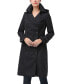 Фото #1 товара Women's Emma Water Resistant Hooded Trench Coat