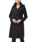 Women's Emma Water Resistant Hooded Trench Coat