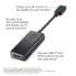 Фото #11 товара HP USB-C to HDMI 2.0 - Black - 111.2 mm - 44.2 mm - 17.1 mm - 31 g