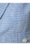 Crop Blazer Ceket Kısa Kollu Kapaklı Cepli