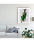 Фото #3 товара Fab Funky Lady Bella Rabbit Taking Tea Canvas Art - 36.5" x 48"