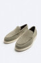 Casual split leather loafers