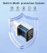 Фото #8 товара Mała mocna ładowarka sieciowa GaN 2x USB-C PD 35W z wyświetlaczem biała