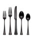 Фото #2 товара Portola Satin Black 20 Piece Flatware Set