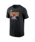 ფოტო #2 პროდუქტის Men's Black Pittsburgh Pirates Cooperstown Collection Team Logo T-Shirt