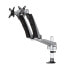 Фото #1 товара StarTech.com Desk-Mount Dual Monitor Arm - Full Motion Articulating - Premium - Clamp - 18 kg - 76.2 cm (30") - 100 x 100 mm - Height adjustment - Black - Silver