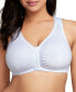 Фото #1 товара Women's Full Figure Plus Size Complete Comfort Wirefree Cotton T-Back Bra