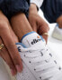 Фото #3 товара ellesse Panaro cupsole trainers in white and blue