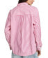 ფოტო #2 პროდუქტის Women's Striped Cotton Boyfriend Prep Shirt