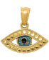 ფოტო #1 პროდუქტის Evil Eye Charm Set in 14k Gold and Enamel