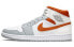 Фото #1 товара Кроссовки Nike Air Jordan 1 Mid Starfish Pure Platinum (Белый, Серый)