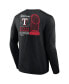 ფოტო #3 პროდუქტის Men's Black Texas Rangers 2023 World Series Champions Signature Roster Long-Sleeve T-shirt