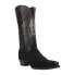 Фото #2 товара Ferrini Roughrider Embroidered Snip Toe Cowboy Womens Black Casual Boots 843610