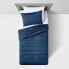 Фото #2 товара Twin Jersey Wave Comforter Set Navy - Pillowfort