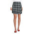 Women's Side Pleat Plaid Skort Above the Knee