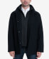 Фото #1 товара Men's Wool-Blend Layered Car Coat, Created for Macy's