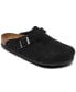 Фото #1 товара Men's Boston Soft Footbed Suede Leather Clogs from Finish Line