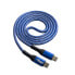Akyga USB-Kabel USB-C® Stecker, USB-C® Stecker 1.0 m Blau AK-USB-37