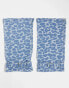 Aape by A Bathing Ape denim leg warmers in blue