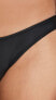 Madewell 291674 Women's Second Wave Curved-Waist Bikini Bottoms, True Black, XS