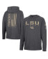 Men's Charcoal LSU Tigers Team OHT Military-Inspired Appreciation Hoodie Long Sleeve T-shirt