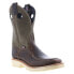 Фото #2 товара Double H Claton Domestic Wide Square Moc Toe Roper 11" Mens Brown Work Boots