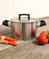 Ron 8" Stainless Steel Covered Casserole