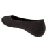 Фото #5 товара Softwalk Sonora S2013-001 Womens Black Leather Slip On Ballet Flats Shoes