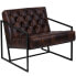 Фото #4 товара Hercules Madison Series Bomber Jacket Leather Tufted Lounge Chair