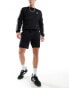 ASOS 4505 Icon 7 inch training sweat shorts in black Черный, M - W34 - фото #1