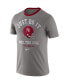 Men's Heathered Gray Alabama Crimson Tide Vault Helmet Tri-Blend T-shirt