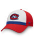 ფოტო #1 პროდუქტის Men's White, Red Montreal Canadiens Breakaway Current Jersey Flex Hat