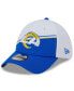 Фото #3 товара Men's White, Royal Los Angeles Rams 2023 Sideline 39THIRTY Flex Hat