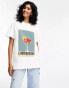 Фото #1 товара ASOS DESIGN oversized t-shirt with cosmopolitan drink graphic in white