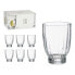 Set of glasses Amore Crystal Transparent (330 ml) (6 pcs)