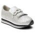 Фото #2 товара COCONUTS by Matisse Bess Perforated Platform Loafers Womens Silver BESS-048