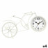 Фото #1 товара Настольные часы Велосипед Белый Металл 40 x 19,5 x 7 cm (4 штук)