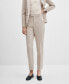 ფოტო #1 პროდუქტის Women's Straight Suit Pants