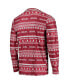 Пижама Concepts Sport Indiana Hoosiers Ugly Sweater