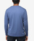 Men's Soft Stretch Crew Neck Long Sleeve T-shirt