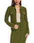 Фото #1 товара St. John Waffle Pique Cardigan Women's Green S